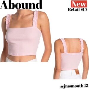 🆕 Abound Barbie doll pink cropped top